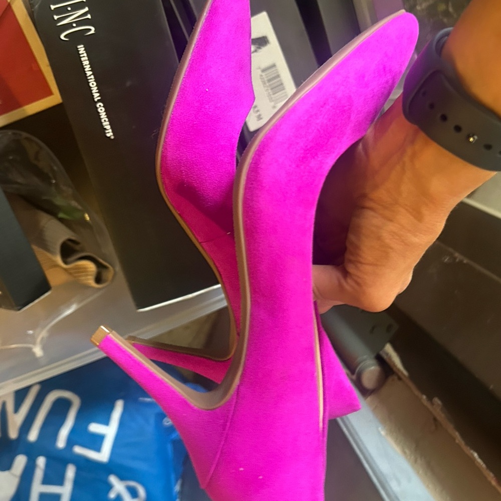 INC International Concepts Fuchsia Heels